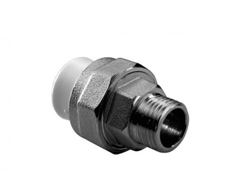 Муфта полипропилен соединительная 25 мм (белый)