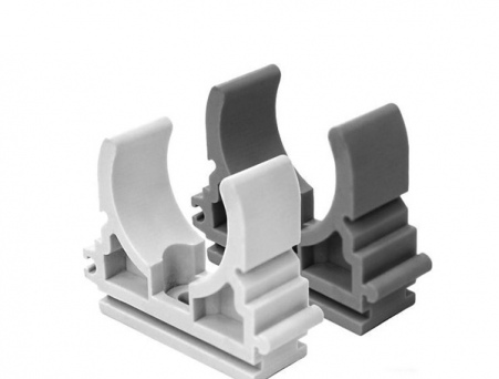 Опора 16/18 мм с креплением (серый)