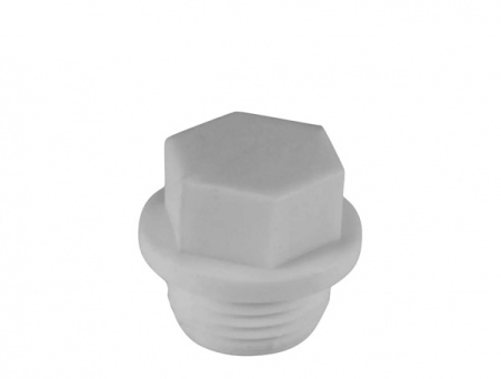Заглушка полипропилен 110 мм (белый)