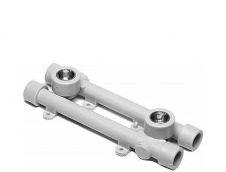 Комплект универсальный настенный для смесителя 25х3/4' мм наружная резьба (белый)