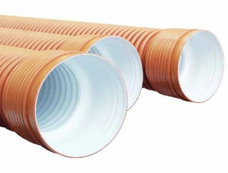 Труба гофрированная с раструбом DN/OD 190 / 160 мм SN8-SN9