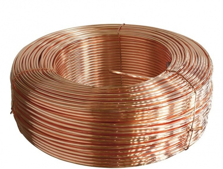 Катанка медная 6 ТУ 16К71-003-87; марка кмо, кмор; размер а6