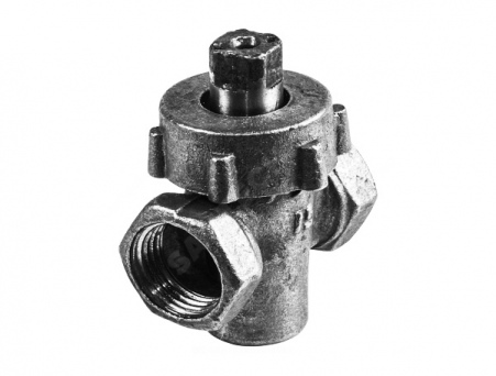 Кран пробковый муфт.проходной конусный с пружиной Ду 20 Ру-0,1 Т+50 (топл.газ)