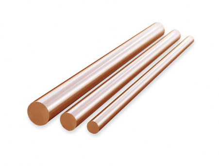 Круг (пруток) бронзовый 25 мм БрАЖ9-4 L=3м ГОСТ 1628-2019