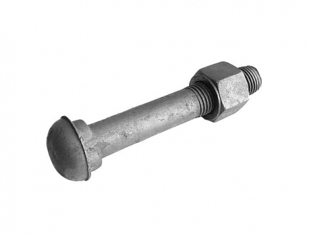 Болт машиностроительный с гайкой и шайбой (ГОСТ 7805-70, ГОСТ 7798-70; М24х90)