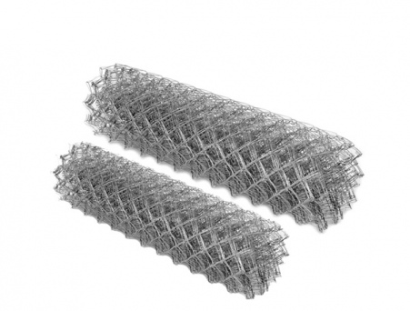 Сетка рабица оцинкованная 40х40х1.8; рулон 1.5х10м; ГОСТ 5336-80