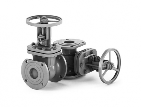 Задвижка 30с541нж с в/ш., фл., с редуктором Ду 600 Ру-25 Т-300 (вд, п, мс, н/п, ам)