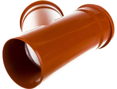 Тройник канализационный Ду 500х400х45 оранжевый